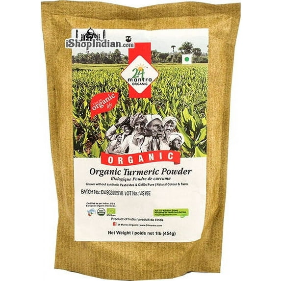 24 Mantra Organic Turmeric Powder - 1 lb