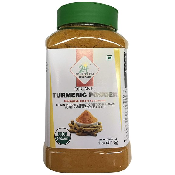 24 Mantra Organic Turmeric Powder, 11 Oz