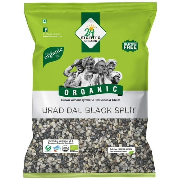 24 Mantra Organic Urad Black Split 2lb