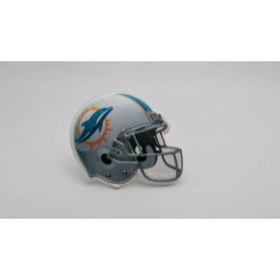 24 Miami Dolphins Nfl Cupcake Rings Toppers Party Decorations