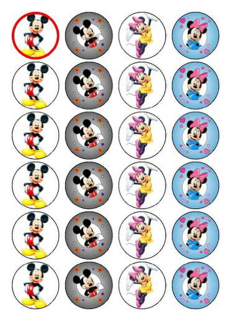 A casa do Mickey Mouse  Cupcake toppers printable, Mickey mouse, Mickey