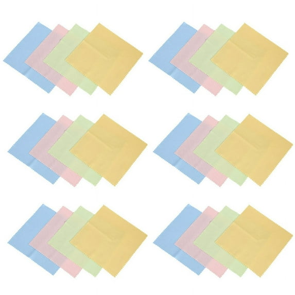 24 Microfiber Optical Cleaning Cloth Dvd Lcd Camera Lens Screen Clean Cloth Towel