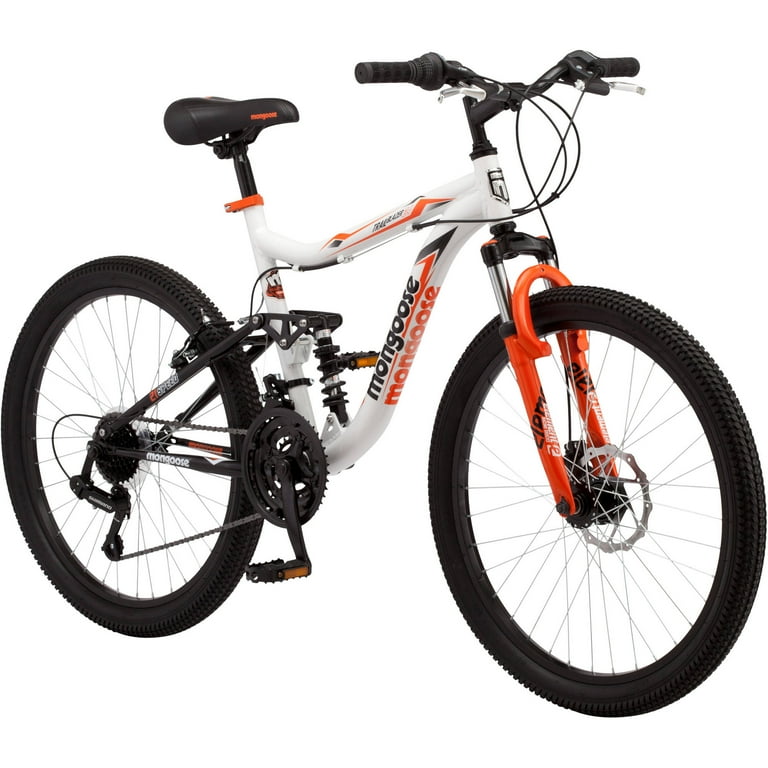 White and orange bike hotsell