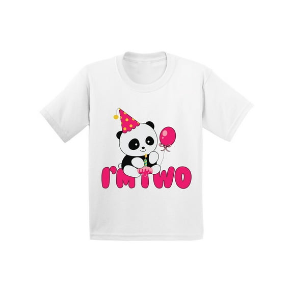 24 Months B-Day Boys Outfits - Cute Baby Boy Baby Girl Shirt Two Years Old - Panda I'm Two Infant Tee