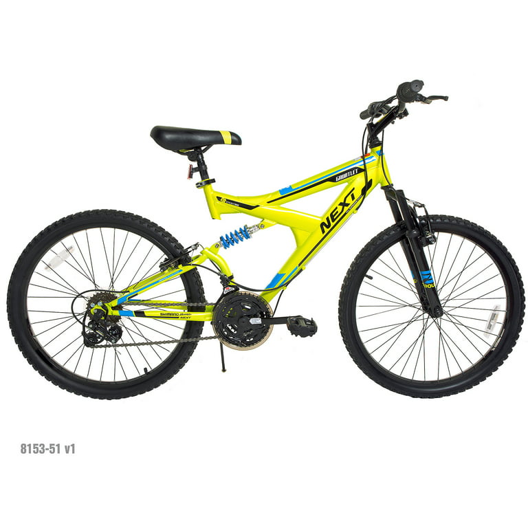 NEXT Mountain Bike for girls Bicycle 24 In 18 Speeds Dual