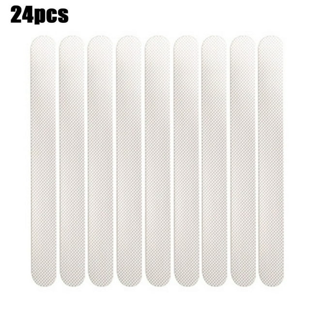 24 Non Slip Bath Mat Grip Stickers Anti Slip Shower Strips Pad Floor