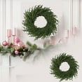 thumbnail image 1 of 24" Norfolk Pine Wreath For Front Door, Real Touch Norfolk Pine Wreath Artificial Green Wreath Greenery Realistic Wreath Holiday Decoration For Home Decor Home Decor, 1 of 5