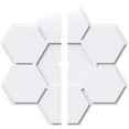 thumbnail image 1 of 24"OD x 1"ID x 8 1/4"C x 1"P Daisy Architectural Grade PVC Contemporary Ceiling Medallion, Two Piece, 1 of 11