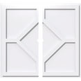 thumbnail image 1 of 24"OD x 1"ID x 8 1/4"C x 1"P Embry Architectural Grade PVC Contemporary Ceiling Medallion, Two Piece, 1 of 11