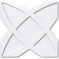 thumbnail image 1 of 24"OD x 1"ID x 8 1/4"C x 1"P Titus Architectural Grade PVC Contemporary Ceiling Medallion, 1 of 4