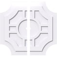thumbnail image 1 of 24"OD x 1"ID x 8"C x 1"P Haus Architectural Grade PVC Contemporary Ceiling Medallion, Two Piece, 1 of 11