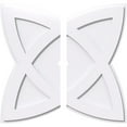 thumbnail image 1 of 24"OD x 1"ID x 9"C x 1"P Cosmo Architectural Grade PVC Contemporary Ceiling Medallion, Two Piece, 1 of 11