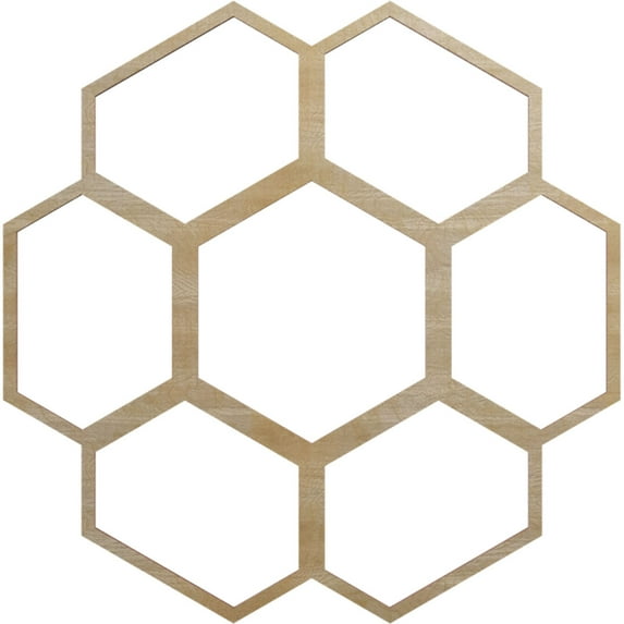 24"OD x 10 1/4"ID x 1/4"T Florin Wood Fretwork Pierced Ceiling Medallion, Hickory