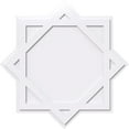 thumbnail image 1 of 24"OD x 13 1/4"C x 1"P Axel Architectural Grade PVC Contemporary Ceiling Medallion, 1 of 11