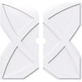 thumbnail image 1 of 24"OD x 2"ID x 8 1/4"C x 1"P Titus Architectural Grade PVC Contemporary Ceiling Medallion, Two Piece, 1 of 11