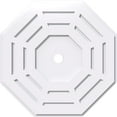 thumbnail image 1 of 24"OD x 2"ID x 9 1/2"C x 1"P Westin Architectural Grade PVC Contemporary Ceiling Medallion, 1 of 4