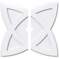 thumbnail image 1 of 24"OD x 2"ID x 9"C x 1"P Cosmo Architectural Grade PVC Contemporary Ceiling Medallion, Two Piece, 1 of 11