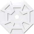 thumbnail image 1 of 24"OD x 3"ID x 8 1/4"C x 1"P Logan Architectural Grade PVC Contemporary Ceiling Medallion, 1 of 11