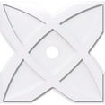 thumbnail image 1 of 24"OD x 3"ID x 8 1/4"C x 1"P Titus Architectural Grade PVC Contemporary Ceiling Medallion, 1 of 11