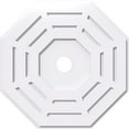 thumbnail image 1 of 24"OD x 3"ID x 9 1/2"C x 1"P Westin Architectural Grade PVC Contemporary Ceiling Medallion, 1 of 11
