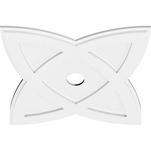 24"OD x 3"ID x 9"C x 1"P Cosmo Architectural Grade PVC Contemporary Ceiling Medallion