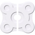 thumbnail image 1 of 24"OD x 4"ID x 8 1/4"C x 1"P Luna Architectural Grade PVC Contemporary Ceiling Medallion, Two Piece, 1 of 11