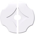 thumbnail image 1 of 24"OD x 4"ID x 8 1/4"C x 1"P Percival Architectural Grade PVC Contemporary Ceiling Medallion, Two Piece, 1 of 11