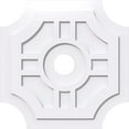 thumbnail image 1 of 24"OD x 4"ID x 8"C x 1"P Haus Architectural Grade PVC Contemporary Ceiling Medallion, 1 of 11