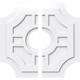 thumbnail image 1 of 24"OD x 6"ID x 8"C x 1"P Haus Architectural Grade PVC Contemporary Ceiling Medallion, Two Piece, 1 of 11