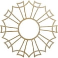 thumbnail image 1 of 24"OD x 8 1/2"ID x 3/8"T Augustus Wood Fretwork Pierced Ceiling Medallion, Hickory, 1 of 3