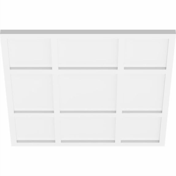 24"OD x 8 1/4"C x 1"P Rubik Architectural Grade PVC Contemporary Ceiling Medallion