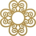 thumbnail image 1 of 24"OD x 8 1/4"ID x 3/4"P Cohen Architectural Grade PVC Pierced Ceiling Medallion, Gold, 1 of 10