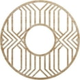 thumbnail image 1 of 24"OD x 8 3/4"ID x 1/4"T Empire Wood Fretwork Pierced Ceiling Medallion, Red Oak, 1 of 3