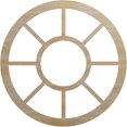 thumbnail image 1 of 24"OD x 8 3/4"ID x 1/4"T Grace Wood Fretwork Pierced Ceiling Medallion, Hickory, 1 of 3