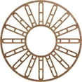 thumbnail image 1 of 24"OD x 8 3/4"ID x 1/4"T Hale Wood Fretwork Pierced Ceiling Medallion, Walnut, 1 of 3