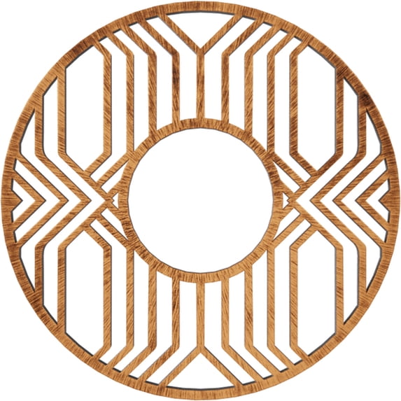24"OD x 8 3/4"ID x 3/4"P Empire Architectural Grade PVC Pierced Ceiling Medallion, Antiqued Copper