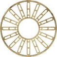 thumbnail image 1 of 24"OD x 8 3/4"ID x 3/4"P Hale Architectural Grade PVC Pierced Ceiling Medallion, Antiqued Brass, 1 of 10