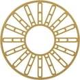 thumbnail image 1 of 24"OD x 8 3/4"ID x 3/4"P Hale Architectural Grade PVC Pierced Ceiling Medallion, Gold, 1 of 10