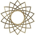 thumbnail image 1 of 24"OD x 9 1/4"ID x 3/4"P Eleanor Architectural Grade PVC Pierced Ceiling Medallion, Antiqued Brass, 1 of 9