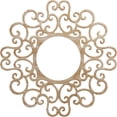 thumbnail image 1 of 24"OD x 9 1/8"ID x 1/4"T Reims Wood Fretwork Pierced Ceiling Medallion, Red Oak, 1 of 3