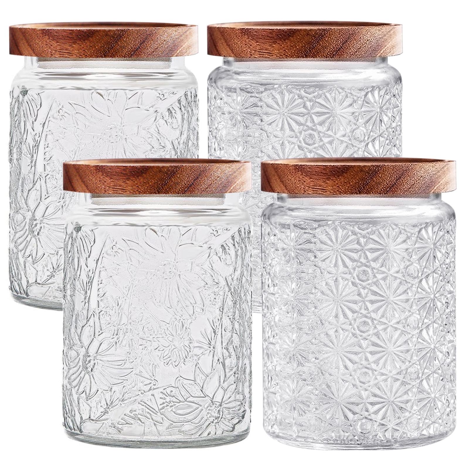 Glass Dog Treat Jars