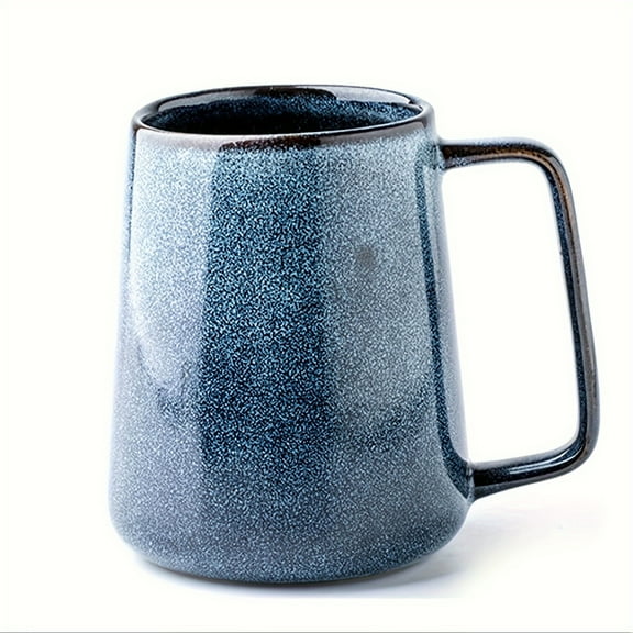 24 OZ/700ml Ceramic Large Coffee Mugs with Golden Handle, Extra Big Jumbo Tea Cup for Office and Home, Gift and Present