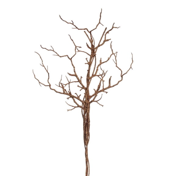 24" Orange Twig Branch 3/Bag