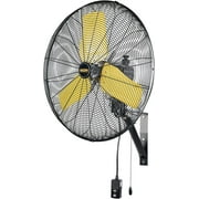 24 Oscillating Wall Fan, 8900 CFM High Velocity Industrial Wall Mounted Heavy Duty Shop Fans with 3 Speed Settings 80  Oscillation for Outdoor Commercial Garage Warehouse workshops Factory Visit the