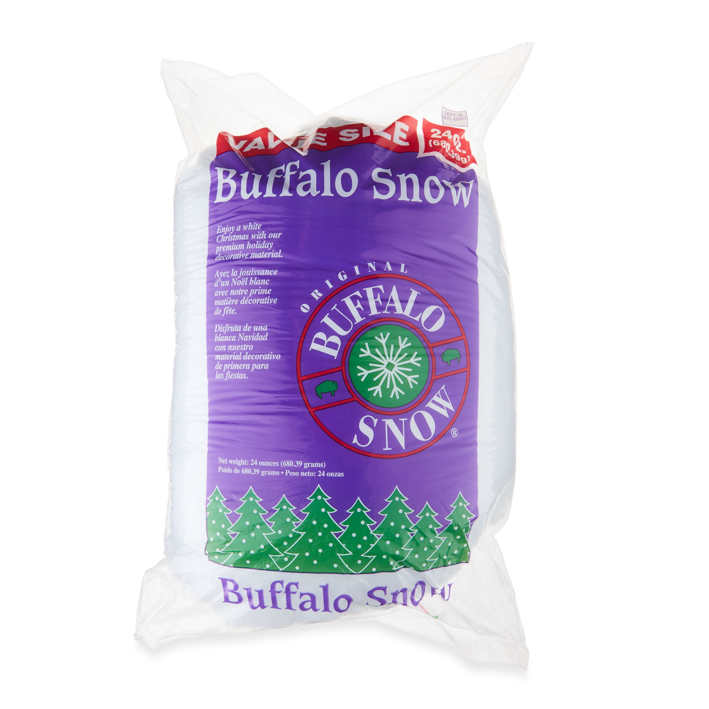 24 Ounce The Original Buffalo Snow Christmas Fluff
