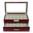 thumbnail image 1 of 24 Oversized Extra Large Wood Watch Box Display Case Storage Jewelry Organizer, 1 of 6