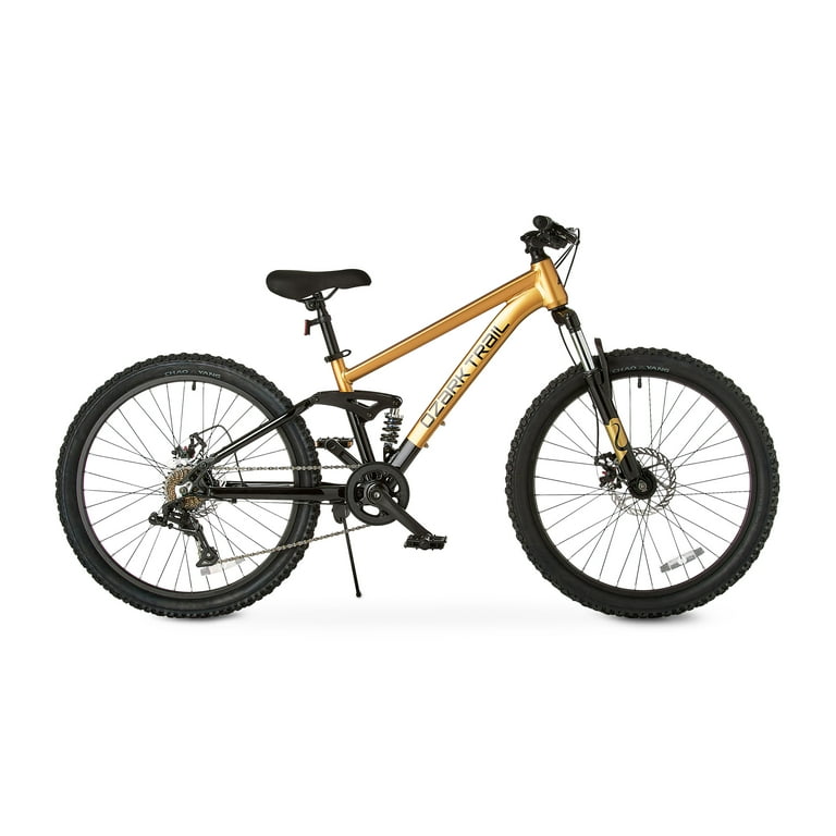 Ozark Trail Mountain Bike 24 Wheels, Full Suspension
