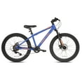 thumbnail image 1 of Ozark Trail 24" M.1 Vibe Mountain Bicycle, 8 Speed, Blue, Fits Riders 4'6" - 5'6", Teen, Unisex, Online Only, 1 of 8