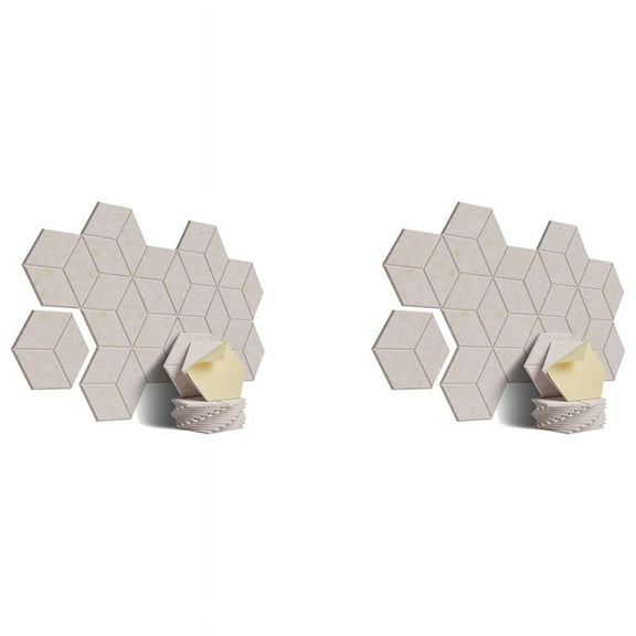 24 PACK Acoustic Foam,Self-Adhesive Sound Proof Panels,for Sound Insulation &Acoustic Treatment(Shallow Camel),24 x Acoustic Panels,Camel