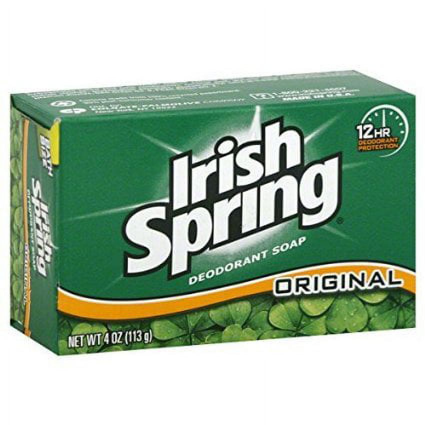 24 PACKS : Irish Spring Deodorant Bath Bar - Original - 3.75 oz - image 1 of 3